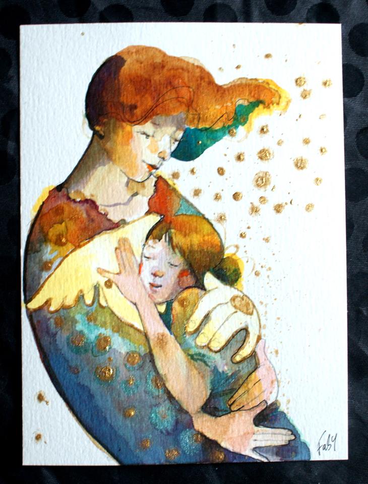 Votre toile préférée en aquarelle jusqu’au 25 décembre seulement !
