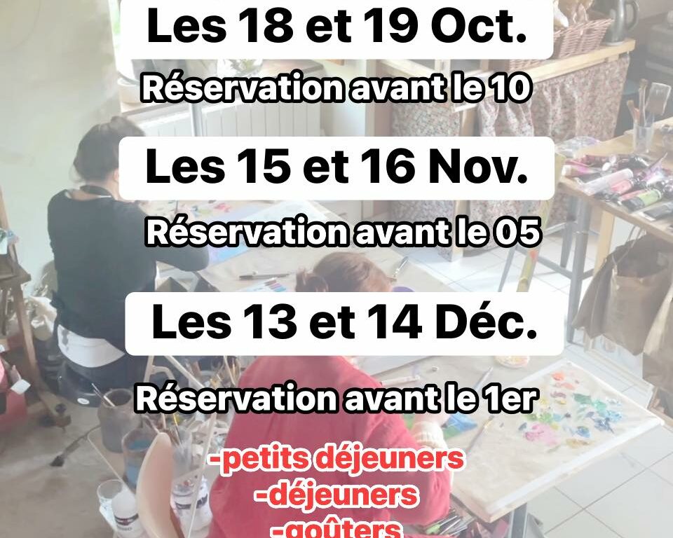 Stage de peinture « Chez Faby »